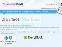Tablet Screenshot of placemakingchicago.com